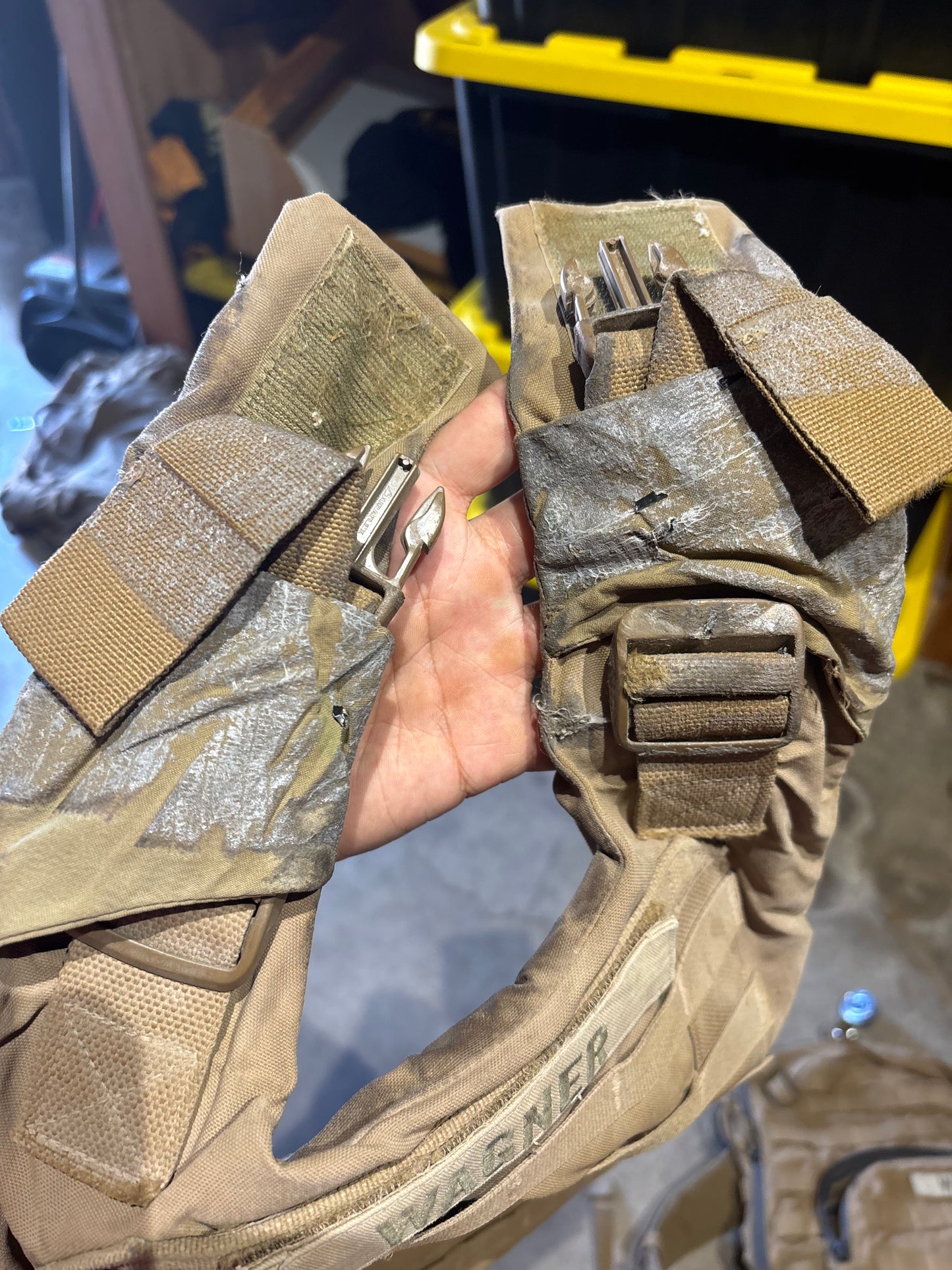 Duct Tape Residue (per strap) will be added on if applicable by ACG